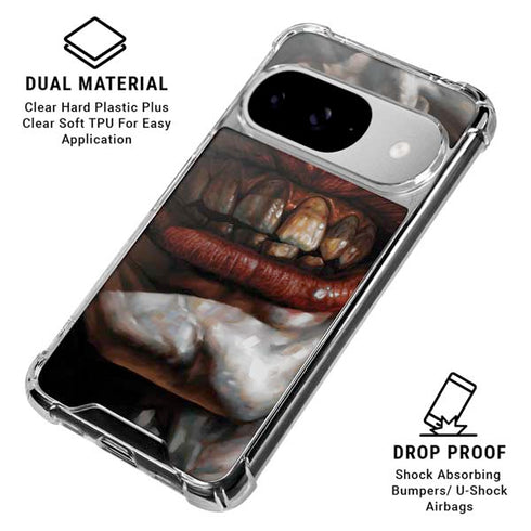 DC Comics Joker Graphic Novel Cover 2008 Art by Lee Bermejo Google Pixel 10 Clear Case